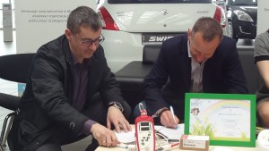 Podpisanie listu intencyjn ego z fundacją Trzeba Marzyć