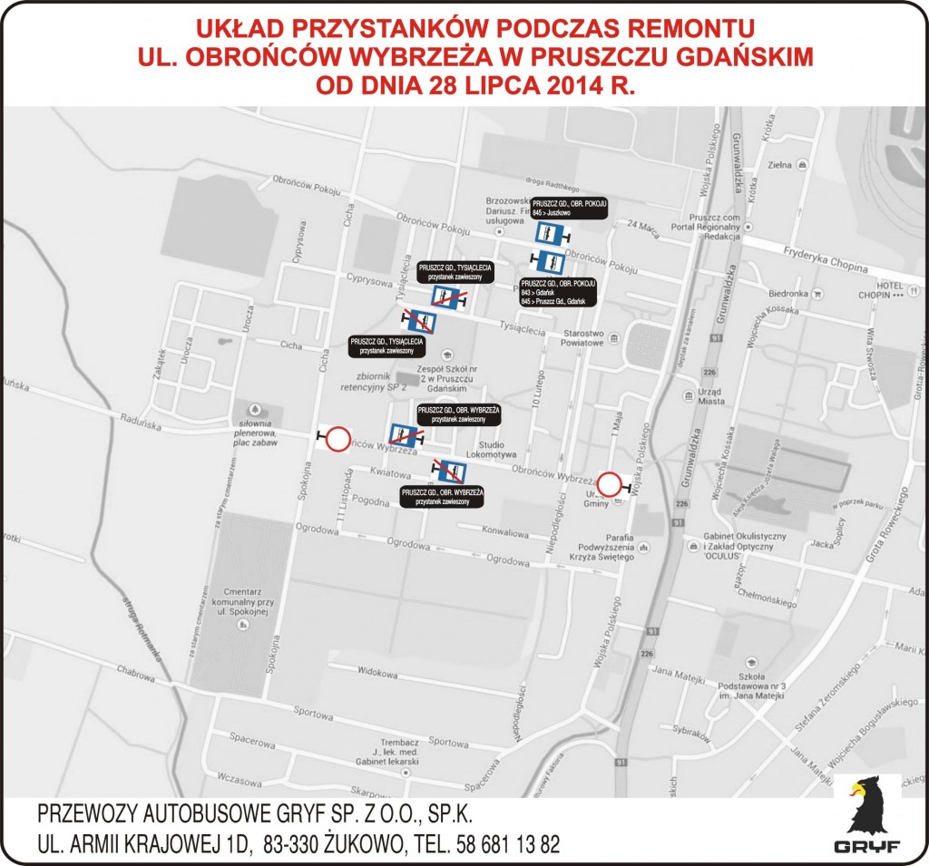 Objazd - Pruszcz Gdanski