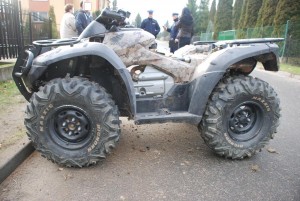 Pruszcz quad wypadek
