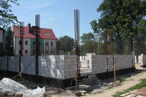 Budowa sali gimnastycznej w Wiślinie