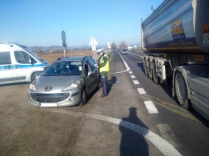 Pruszcz działania pasy na drogach powiatu gdańskiego